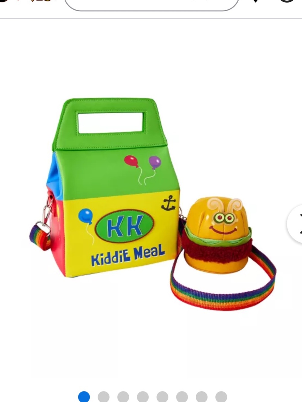 Krusty Krab Kiddie Meal Crossbody Bag and Coin Pouch - SpongeBob SquarePants